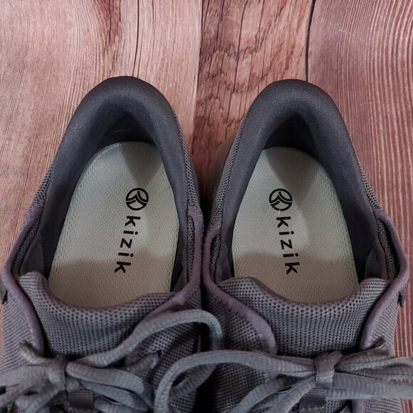 *READ* Kizik Unisex Size M12 W13.5 Madrid Eco Knit Shoes Graphite Hands Free - Picture 8 of 14